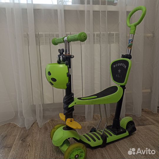 Самокат детский трехколесный