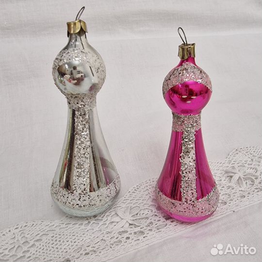 Елочные игрушки ссср.Папье Маше и другие