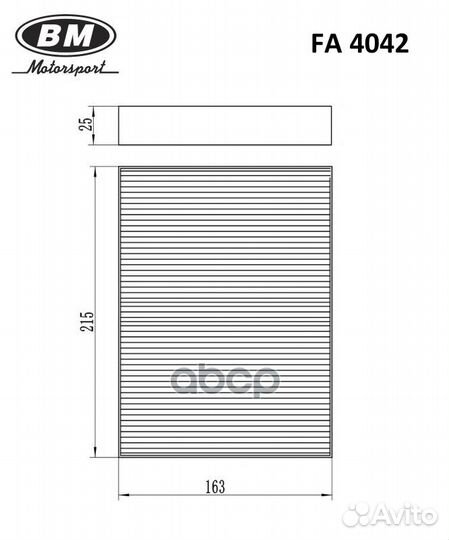 Фильтр салонный FA4042 BM-Motorsport