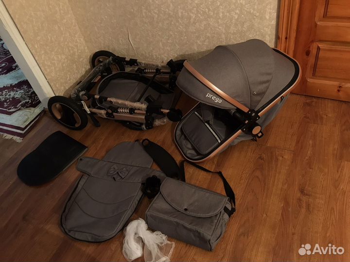 Коляска новая 2в1 всесезонная