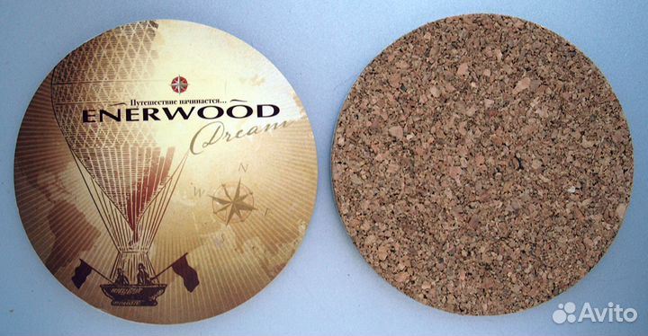 Пробковая подставка под чашку Enerwood Dream