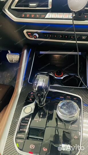 Ручка АКПП хрустальная на BMW X 6 G 06