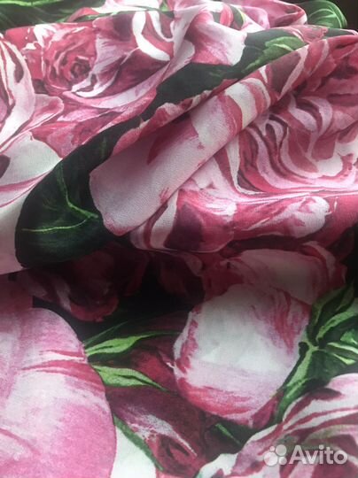 Ткань отрез шелк dolche gabbana