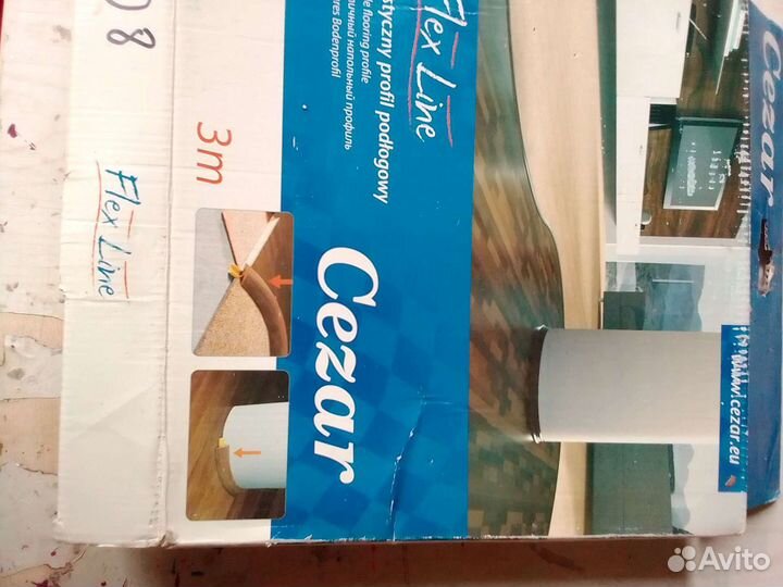 Гибкий плинтус cezar