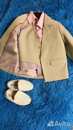 Детский костюм тройка, макосины