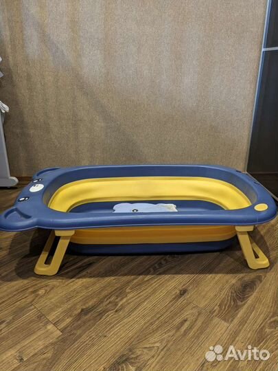 Детская складная ванночка+ гамачок Lala- kids