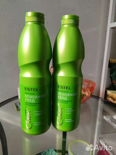 Шампунь и бальзам curex от estel
