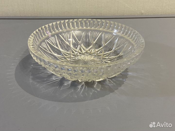 Салатник хрустальный 2 штуки
