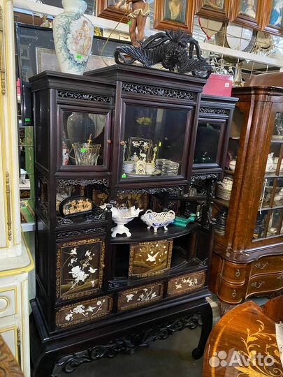 Этажерка/шкаф/полка в восточном стиле винтаж