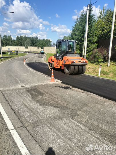 Асфальтирование укладка асфальтовой крошки