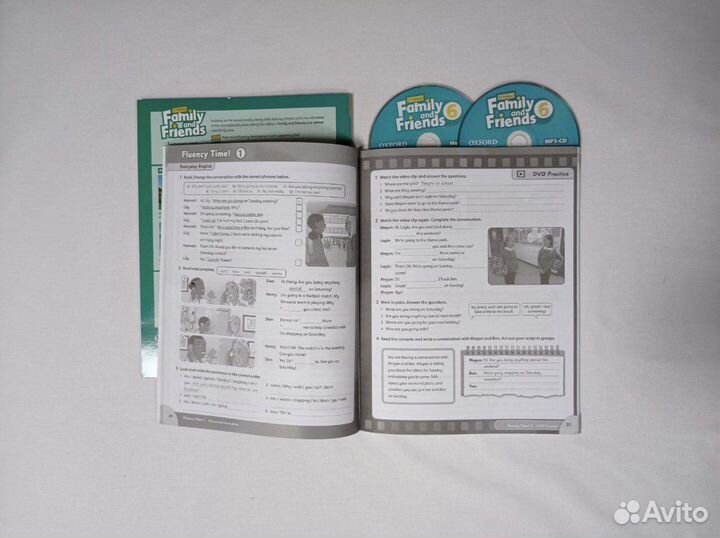 Family and friends 6/ комплект (WB,CB,CD) новый