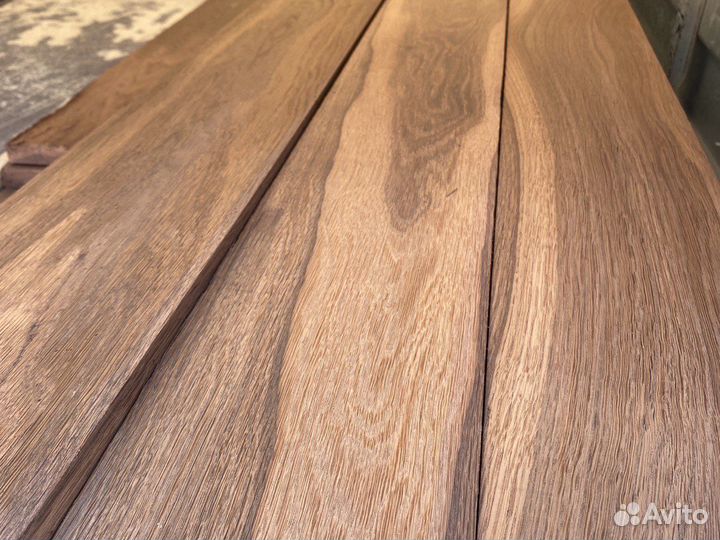 Строганная доска Термодуб планкен прямой