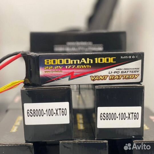 Аккумулятор для FPV дрона 8000 mah