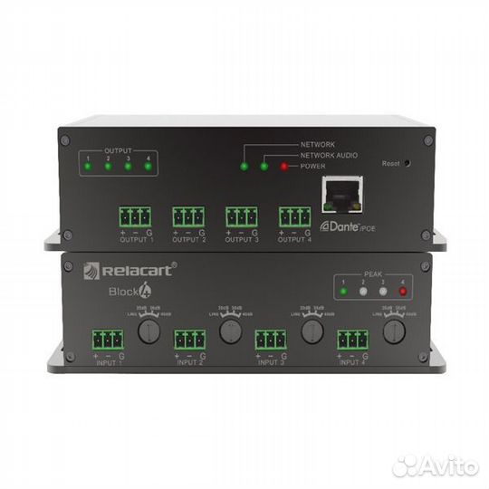 Цифровой и аналоговый коммутатор relacart Block4