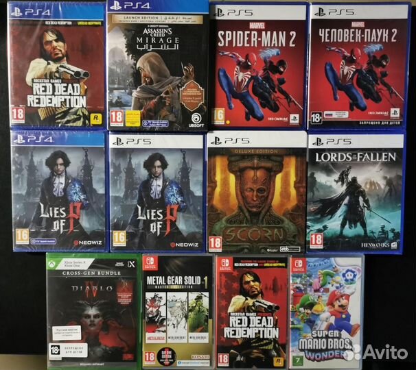 Топ новинки и хиты на PS4/PS5/Xbox/Switch