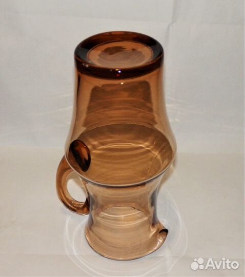 Кувшин Цветное карамельное стекло СССР 70-е Винтаж
