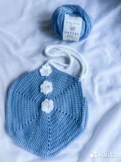 Сумка для девочки вязаная крючком