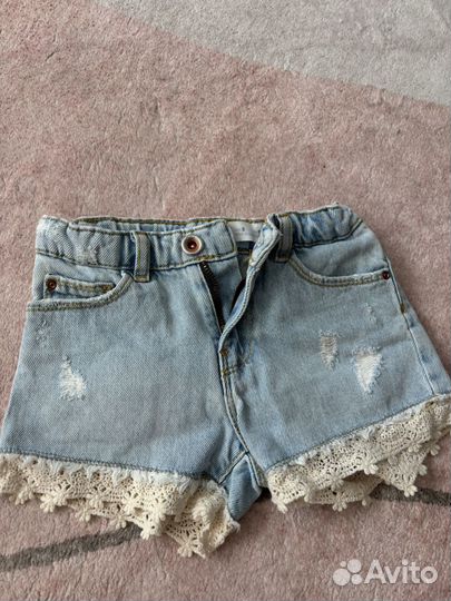 Джинсовые шорты zara