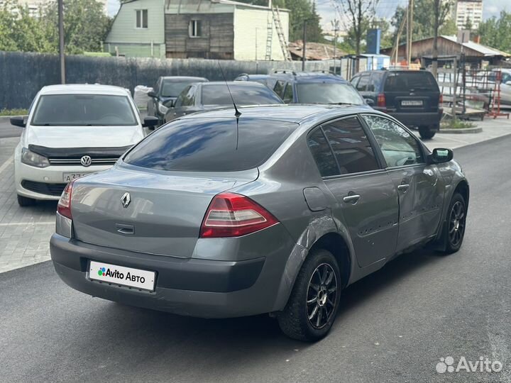 Renault Megane 1.6 AT, 2006, 199 000 км