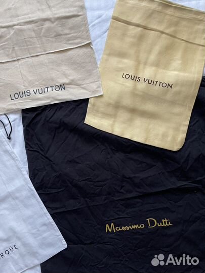Пыльники чехлы для обуви и сумок massimo dutti LV