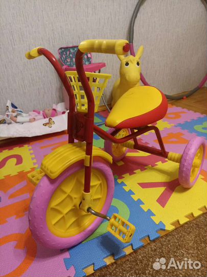 Трехколесный велосипед зубренок