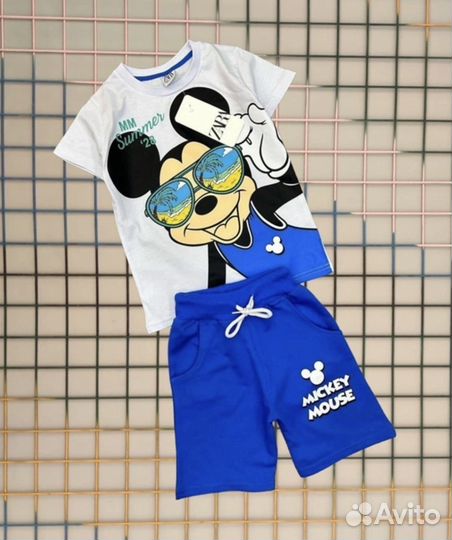 Футболка и шорты Микки Маус Zara Турция