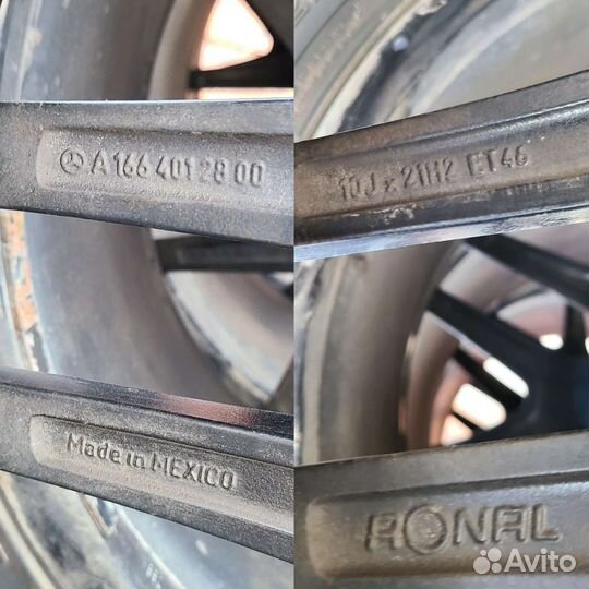 Колеса оригинальные Mersedes GL AMG GLS 295/40 R21