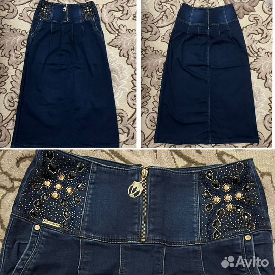 Юбка джинсовая