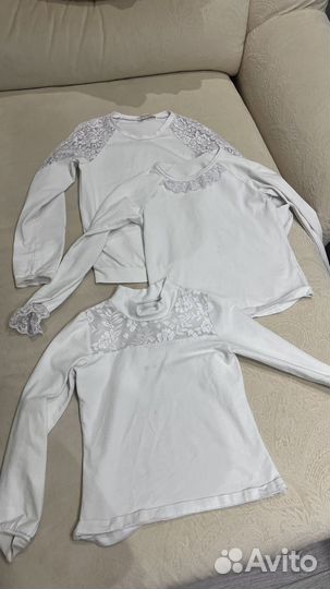 Блузка школьная для девочки 122