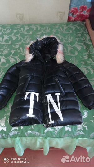 Детские зимние куртки для девочек 128,152