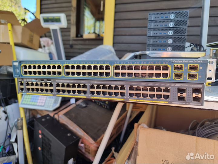 Cisco WS-C3560-48PS-S - POE коммутатор