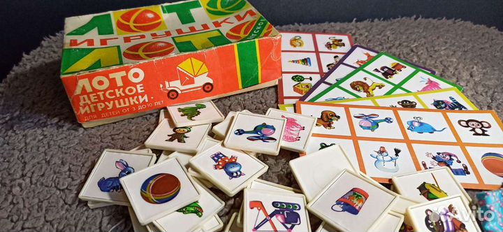 Детское домино и лото СССР