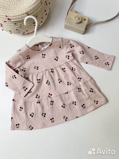 Платье на девочку h&m 68 74 86