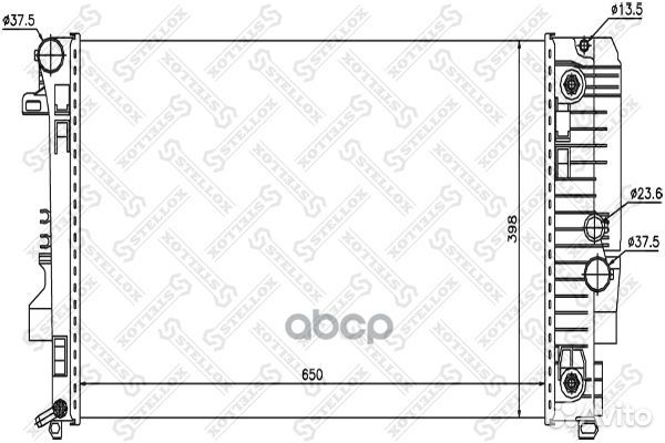 10-26560-SX радиатор системы охлаждения АКПП M