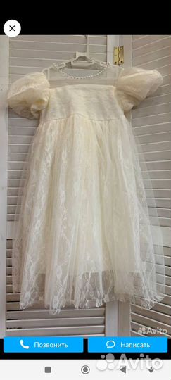 Платье нарядное 116-122