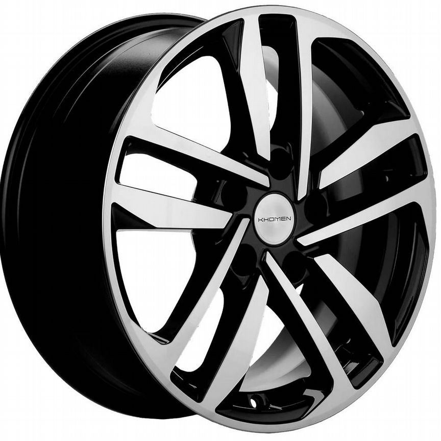 Диски Khomen KHW1612 6.5x16 5x108 ET45 D60.1 Black-FP