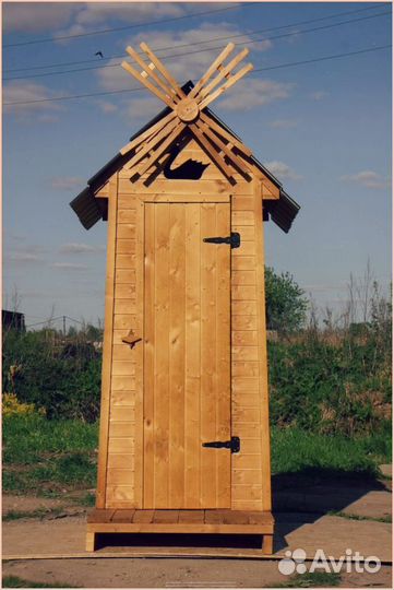 Уличный туалет домик с установкой LGL