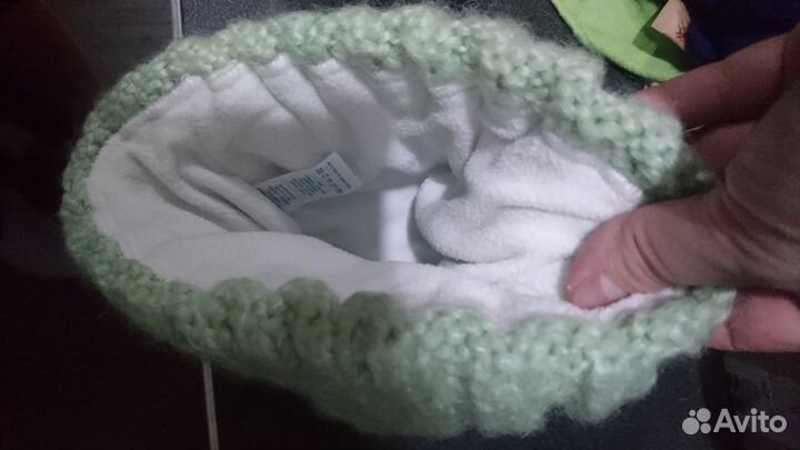 Шапка тёплая зима шерсть