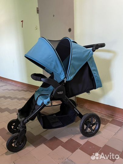 Коляска britax b motion 4 с дождевиком