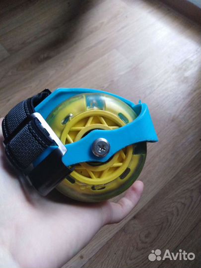 Ролики на пятку с подсветкой