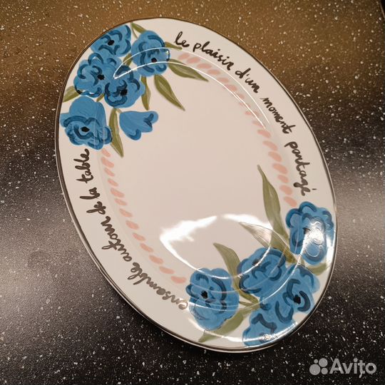 Блюдо hm home французские цветы