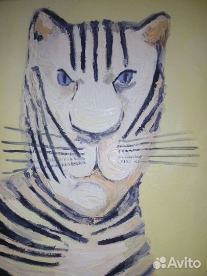 Интерьерные Картины Тигры Холст Масло Живопись