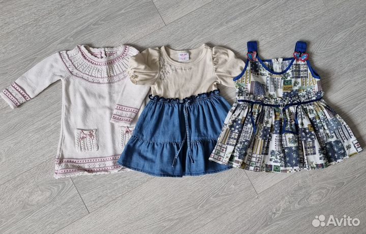 Детские вещи пакетом для девочек 74-80
