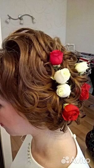 Свадебные, вечерние прически, укладки