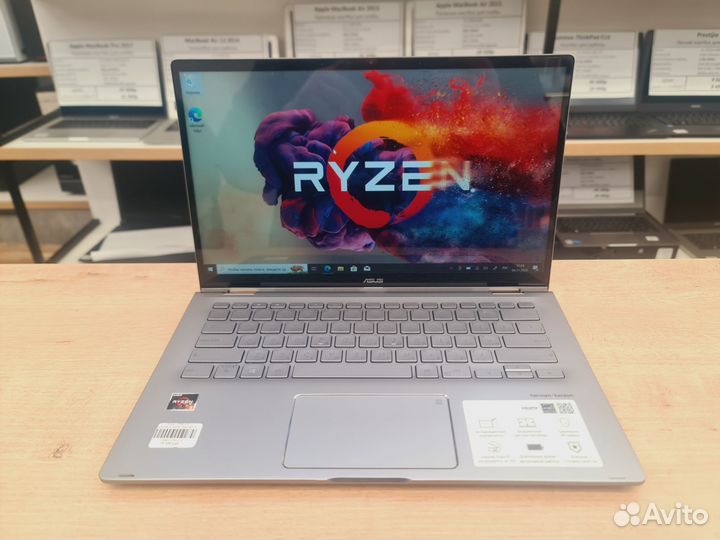 Ультрабук Asus ips/Ryzen 5 3500u+8gb/SSD