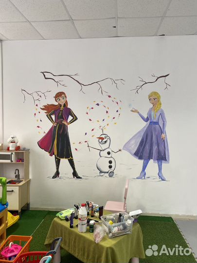 Роспись стен, одежды