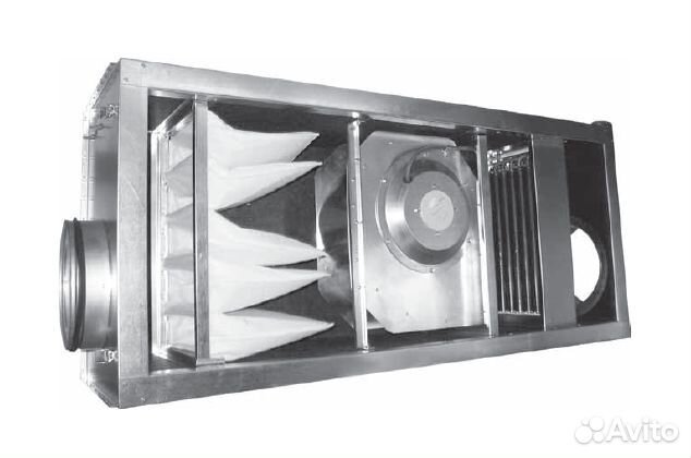 Приточная вент установка Shuft CAU 6000 м3/ч