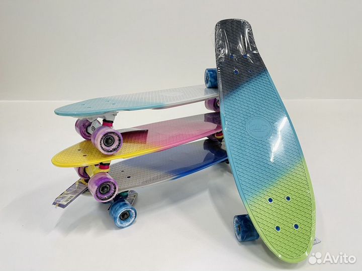 Пенниборд Tech Team Tricolor 27”