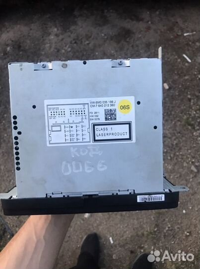 Rcd 310 магнитола для vw Passat b6-7 golf cc