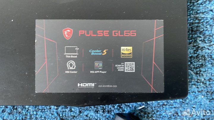 Игровой ноутбук msi pulse gl66